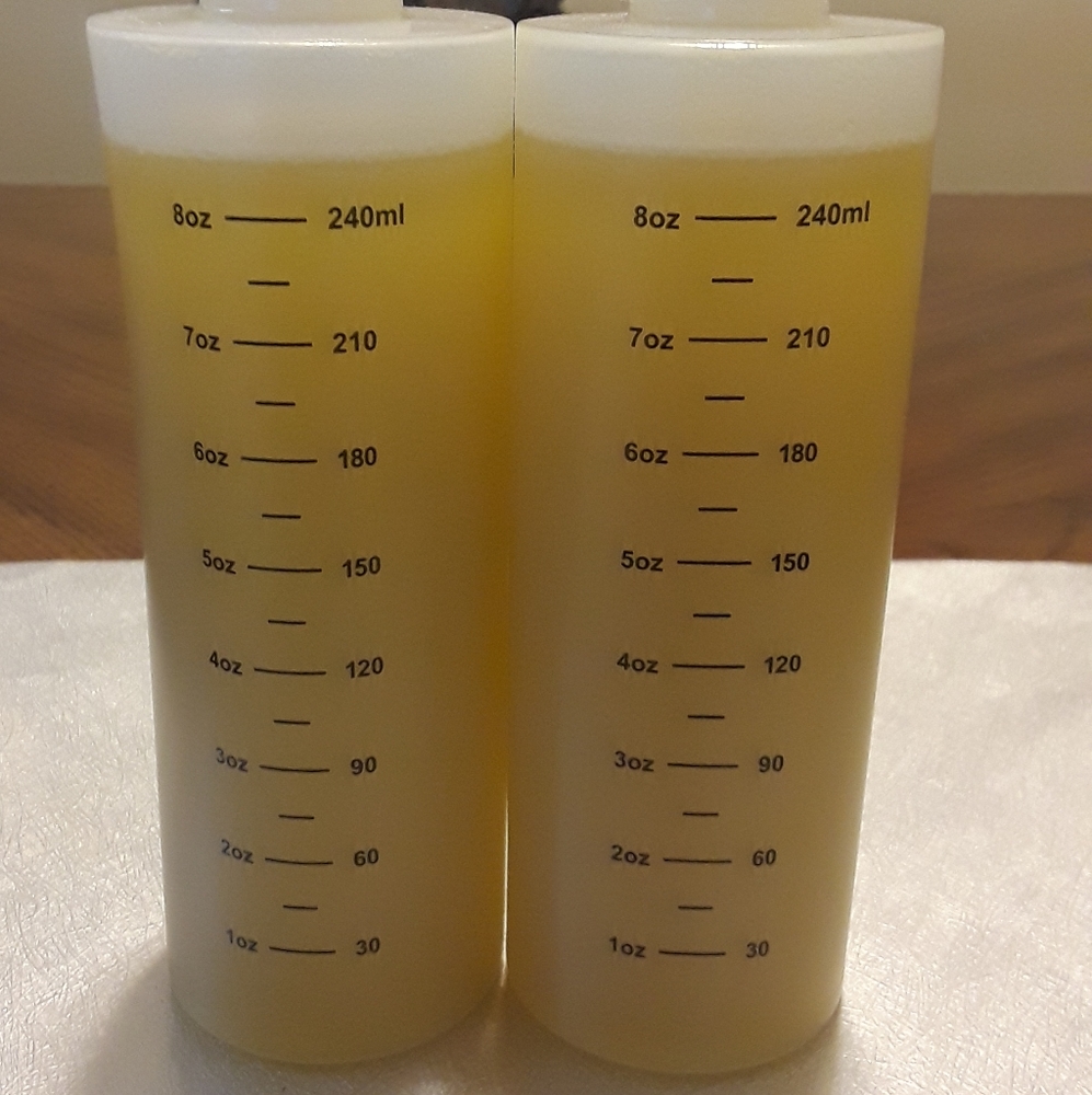One 8oz bottle of 100% Natural Hair Oil